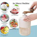 Portable Manual Ice Crusher Multi-function Hand Shaved Ice Machine Your Desire
