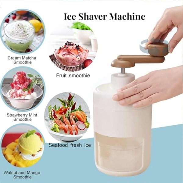 Portable Manual Ice Crusher Multi-function Hand Shaved Ice Machine Your Desire