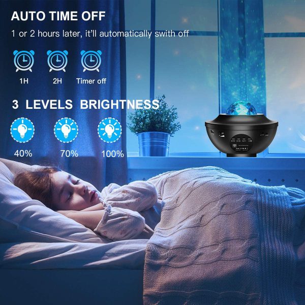 Colorful Starry Sky Galaxy Projector Nightlight Your Desire
