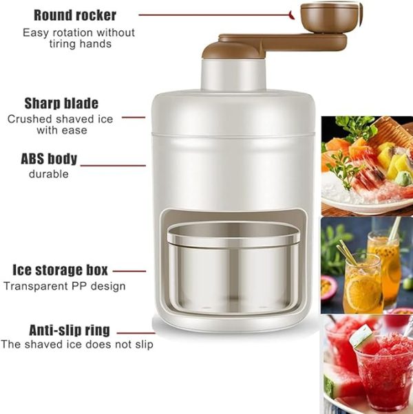 Portable Manual Ice Crusher Multi-function Hand Shaved Ice Machine Your Desire