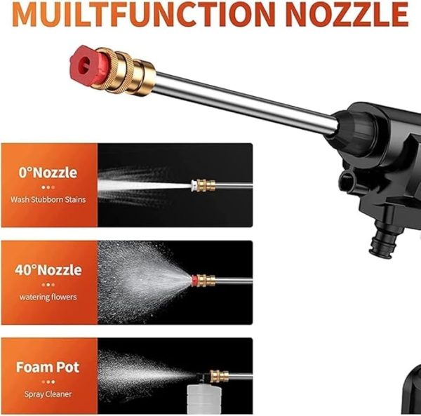 Automatic Cordless Wireless Car Wash Spray Gun High Pressure 48v Your Desire