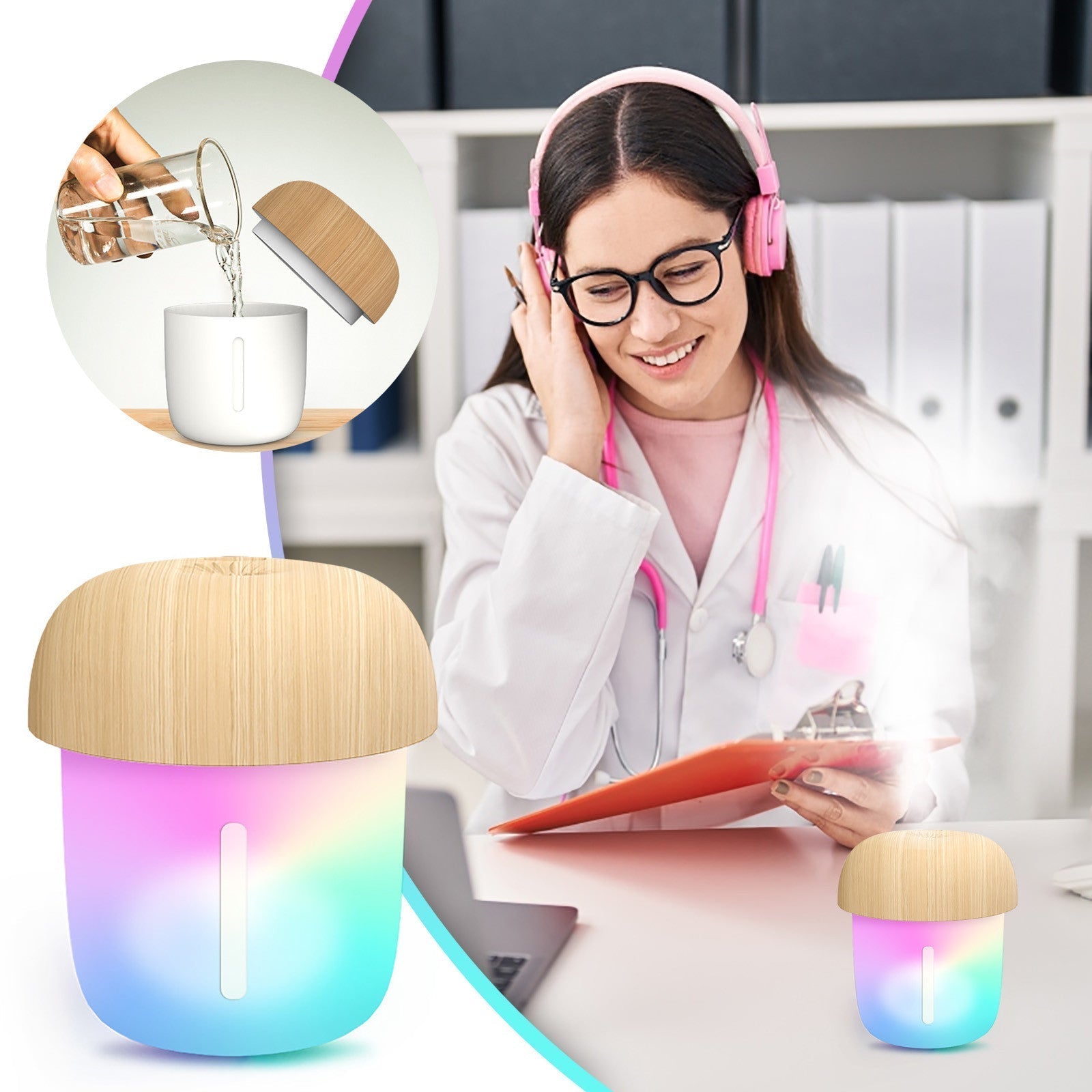 Mushroom Shape Humidifier Portable Mini Humidifier Your Desire