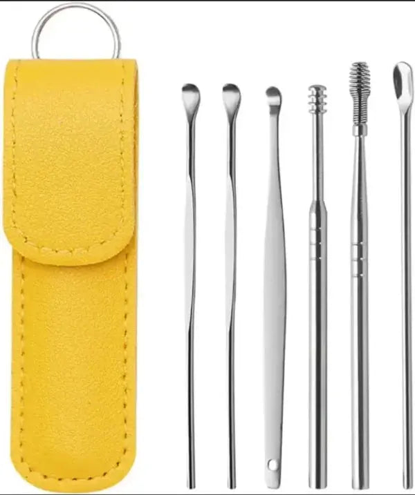 Ear Wax Cleaning Kit, 6 Pcs Ear Pick Tools Your Desire