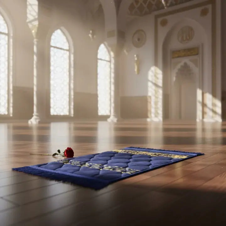 Travel-Friendly Velvet Prayer Mat My Store
