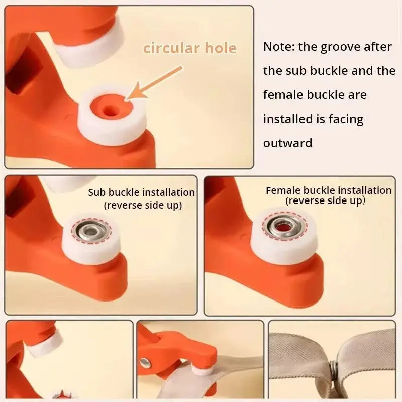 Plier Tool with 50 Metal Snap Buttons Kit My Store