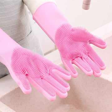2pcs – Silicone Washing Gloves Your Desire