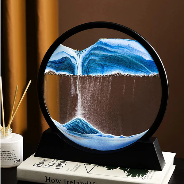 3D Moving Sand Frame – 7" (Random Color) Your Desire