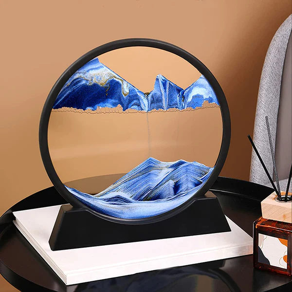 3D Moving Sand Frame – 7" (Random Color) Your Desire